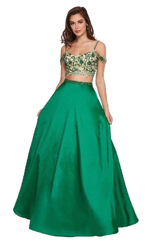 Rachel Allan Long Two Piece Prom Ball Gown 6534