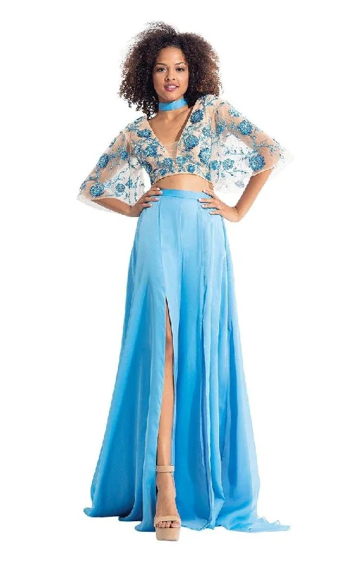 Rachel Allan Prom Long Two Piece Formal Dress 6157