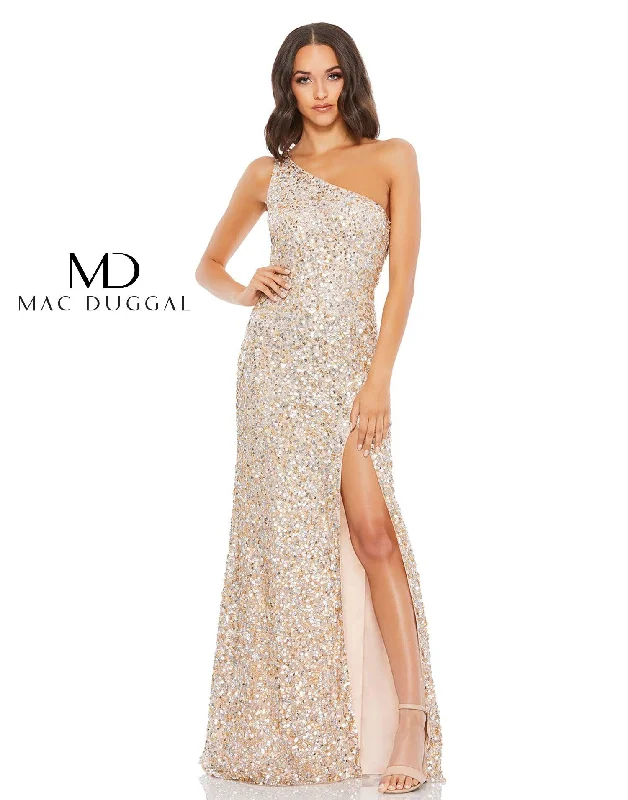 Mac Duggal 10729 Long Shoulder Prom Dress Sale