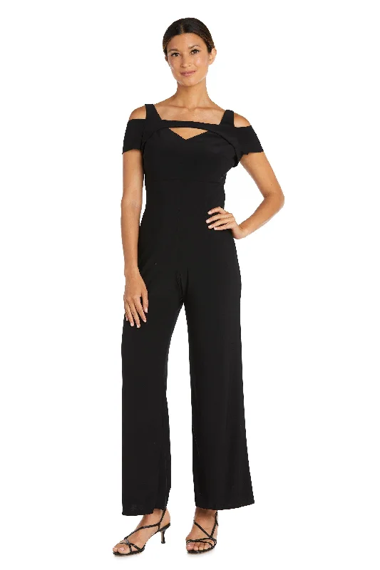 Nightway Formal Off Shoulder Petite Jumpsuit 21518P