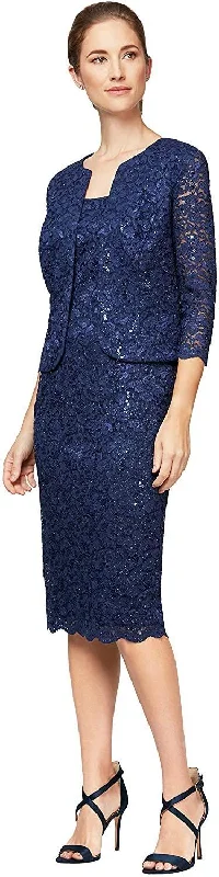 Alex Evenings AE81122329 Short Lace Jacket Formal Dress Sale