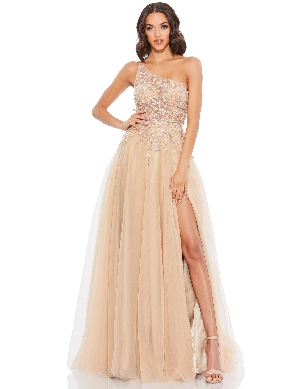 Mac Duggal 11210 Prom Long One Shoulder Formal Gown