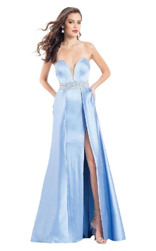 Rachel Allan Prom Long Strapless Formal Dress 6115