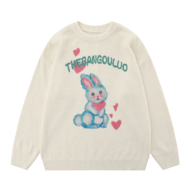 Cartoon Love Bunny Sweater