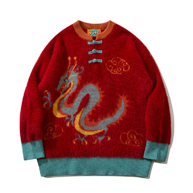 Chinese Style Dragon Sweater