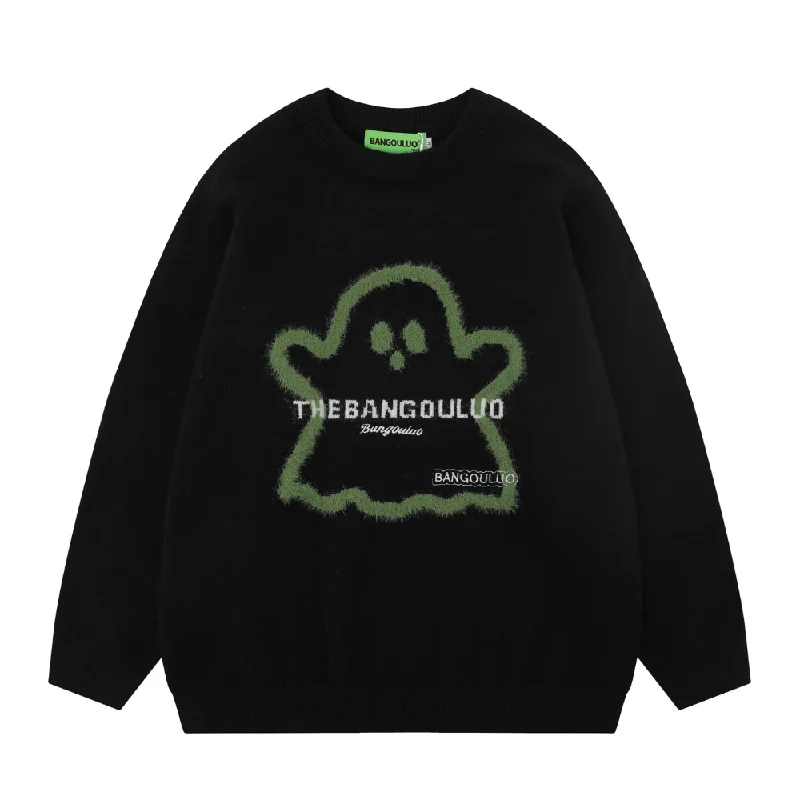 Fun Cartoon Ghost Sweater