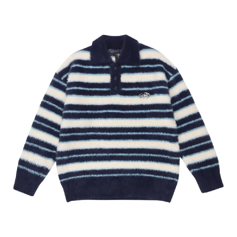 Japanese Imitation Mink Polo Sweater