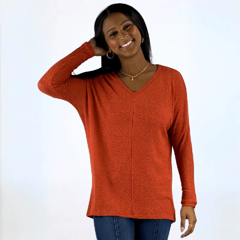 Dolman Loose Knit Sweater Top Made in USA