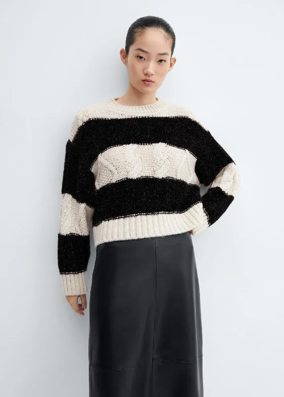 Lurex stripes sweater