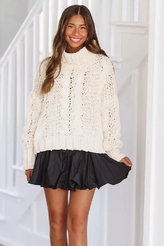 Morning Made Sweater - Cream