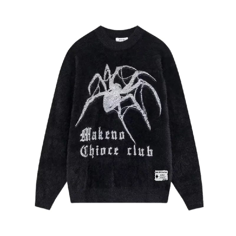 OOC' High Street Spider Loose Mink Knit Sweater