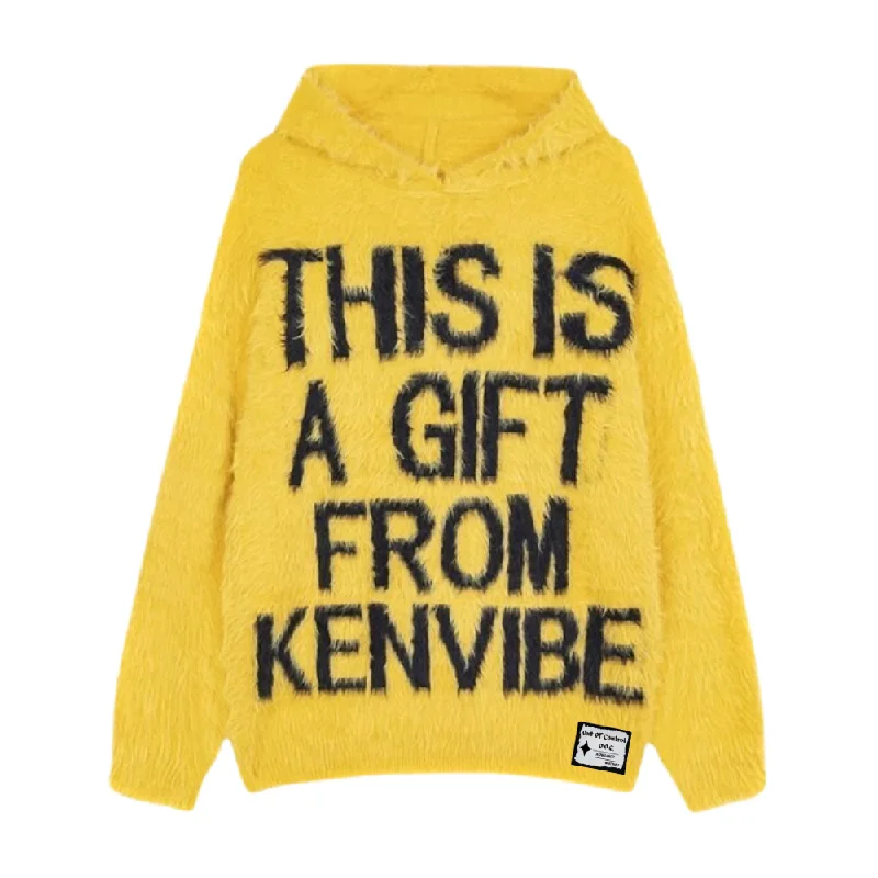 OOC' Vintage Loose Lettering Hooded Sweater