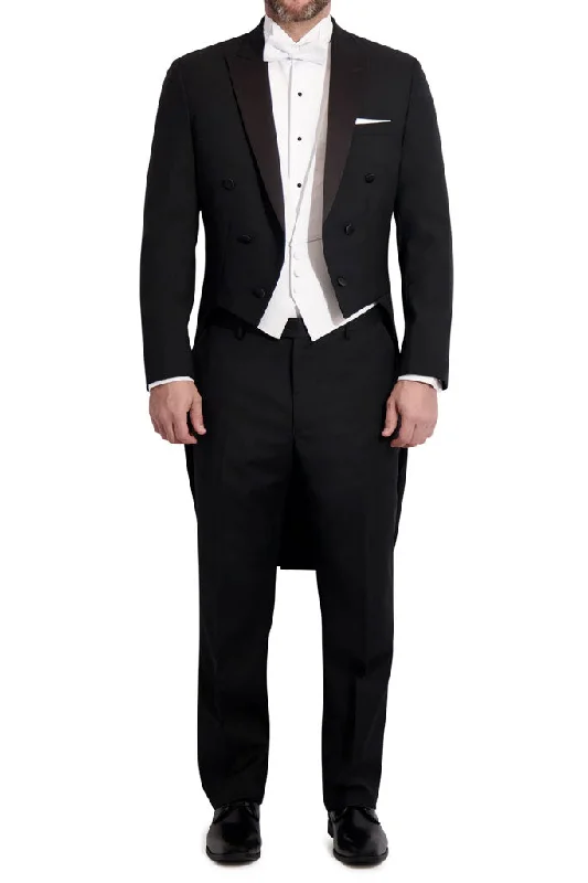 "Edward" Black Tailcoat Jacket (Separates)