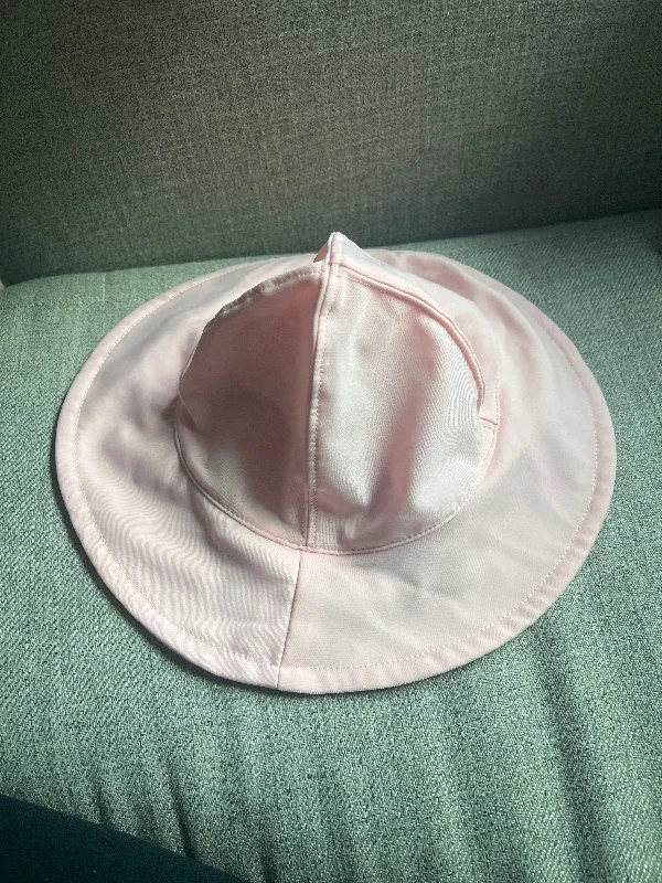 First impressions beach hat Pink with Velcro chin strap 6-9 Months