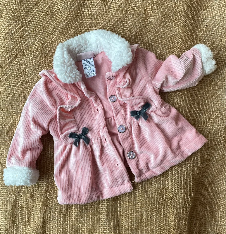 Little Lass Baby Pink coat 6-9 Months