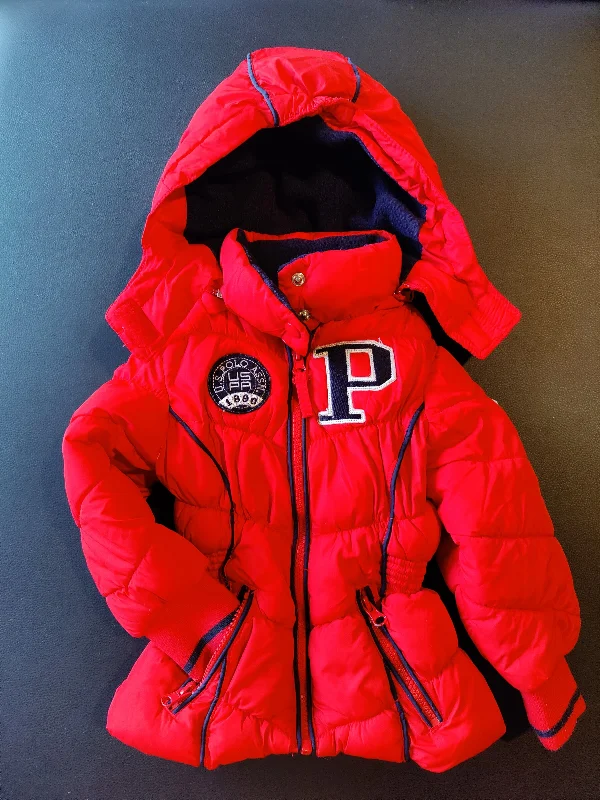 US Polo Assn Orange winter jacket 2T