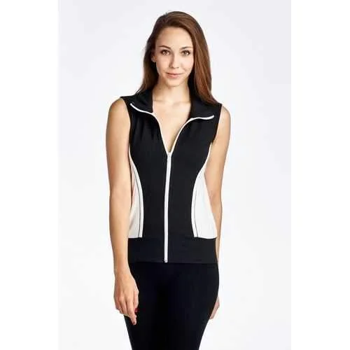 Women's Color Block Active Vest Jacket