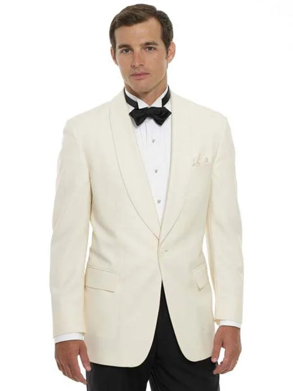 "Winston" Ivory Dinner Jacket (Separates)