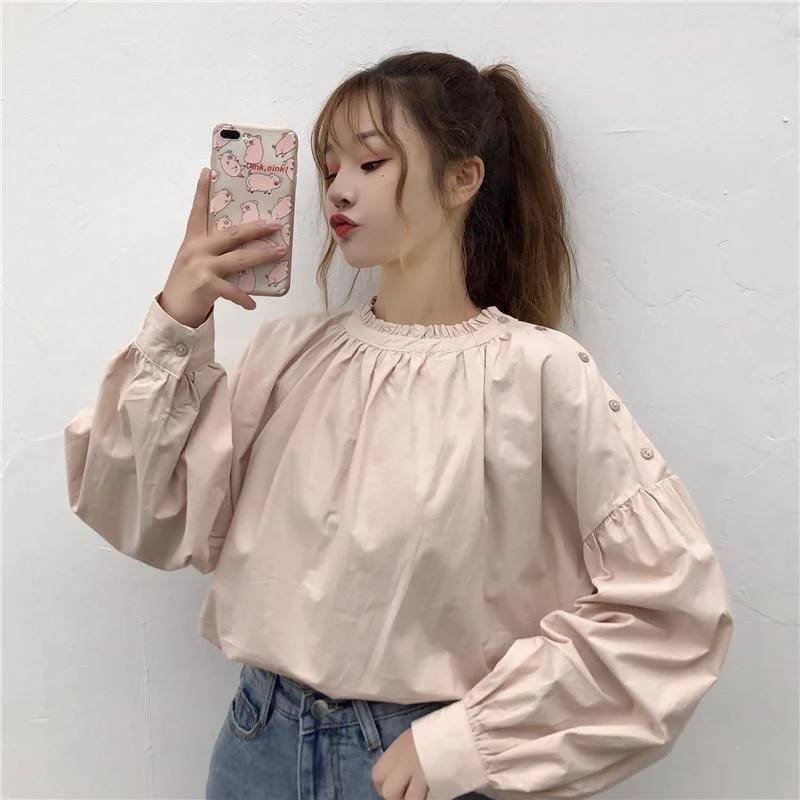 Kawaii Puff Sleeved Shirt