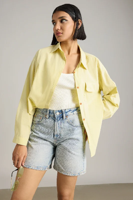 Lemon Asymmetrical Shirt