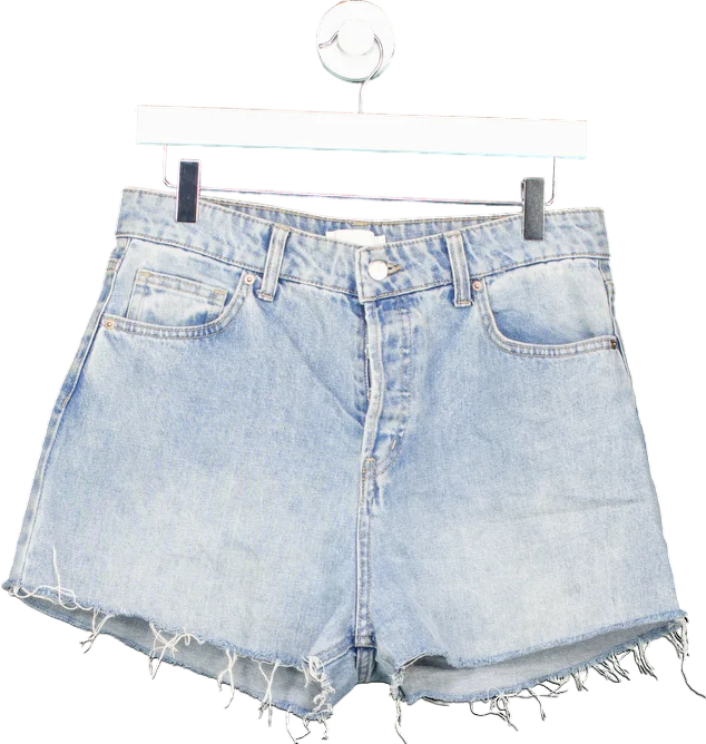 H&M Light Blue Denim Shorts UK S