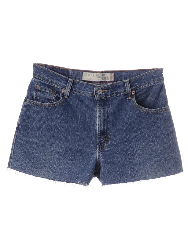 Label Molly Frayed Denim Shorts - W32