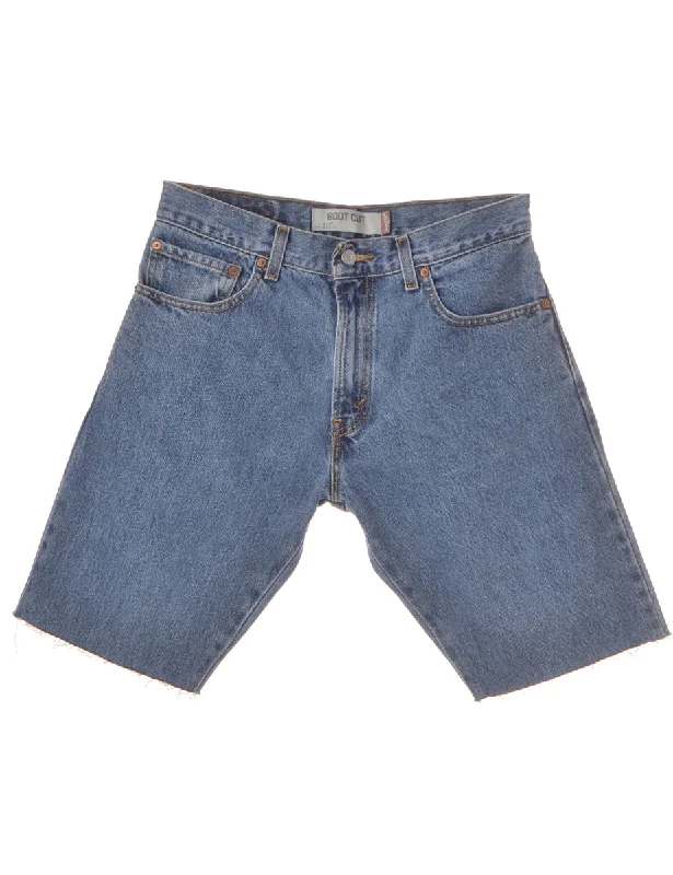 Label Mens Cut Off Denim Shorts