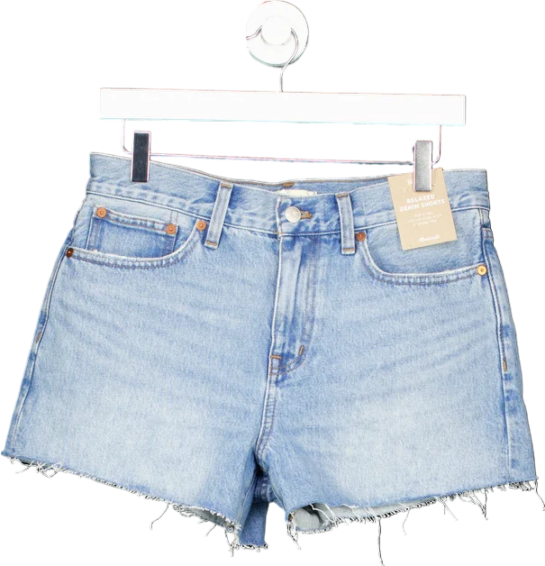 Madewell Blue Relaxed Denim Shorts W 26