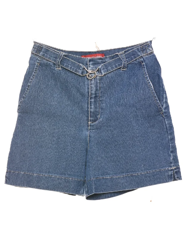 Medium Wash Denim Shorts - W25 L5