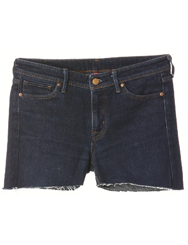 Reworked Molly Frayed Denim Shorts - W31