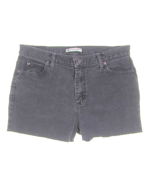 Reworked Molly Frayed Denim Shorts - W32