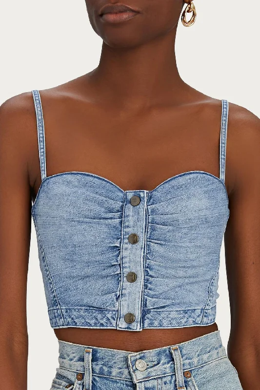 Sylvie Bustier In Denim