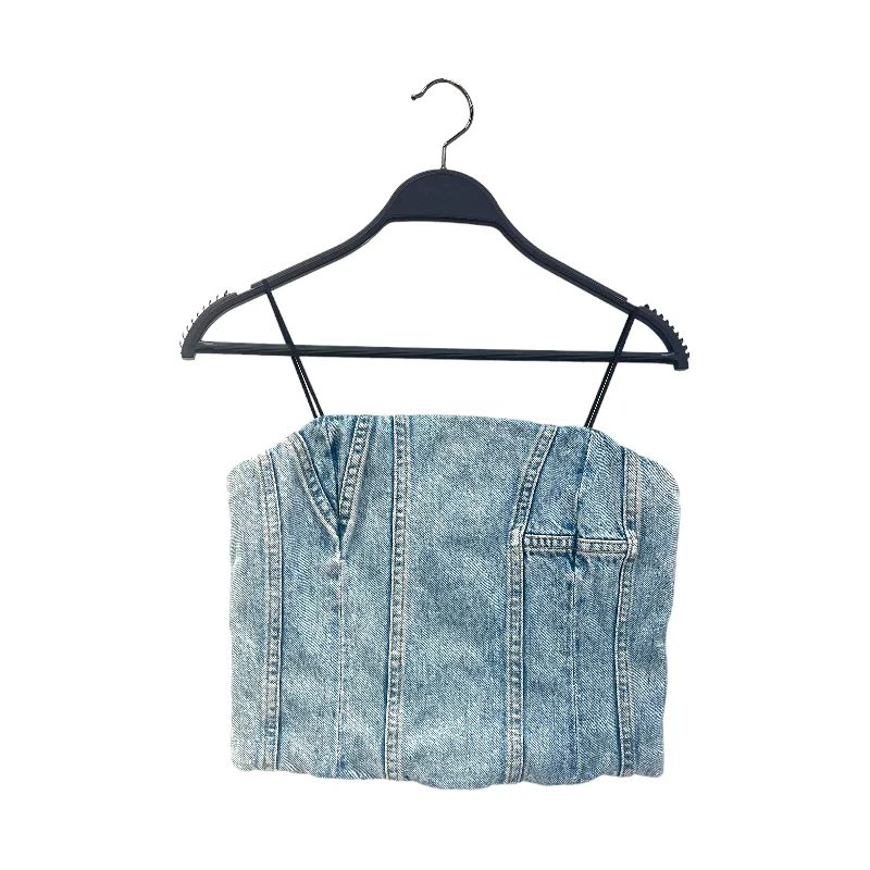 AMIRI/SL Cut & Sew/M/Denim/BLU/Vintage Indigo MA Bustier