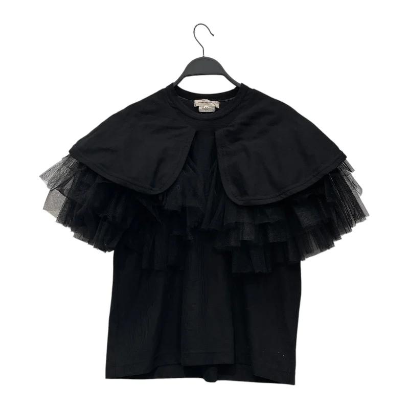 COMME des GARCONS/Layered Tulle Short-Sleeved T-Shirt /XS