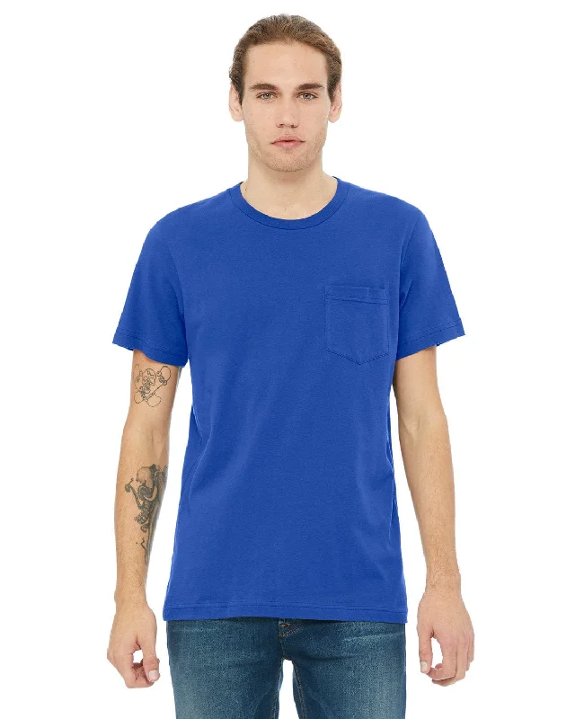 Bella+Canvas Jersey Pocket T-Shirt | True Royal