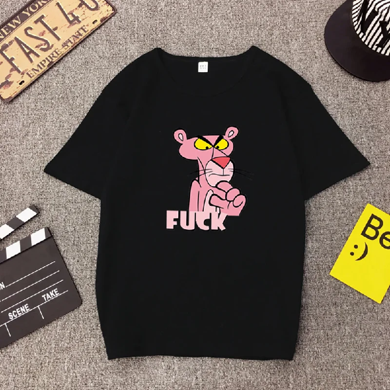 BJYL - Pink Panther Printed Women T-Shirt