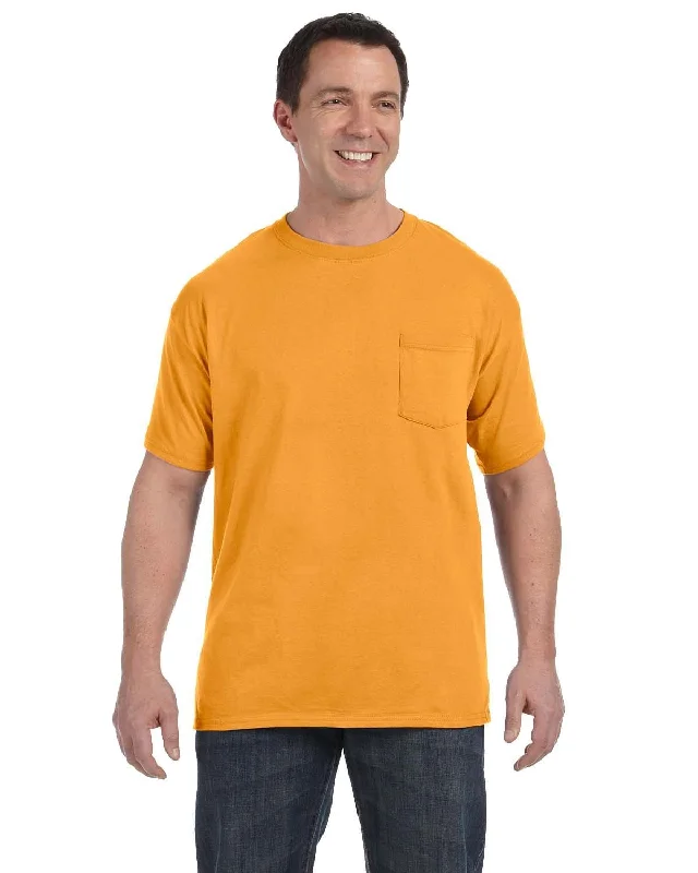 Hanes Authentic-T Pocket T-Shirt | Gold