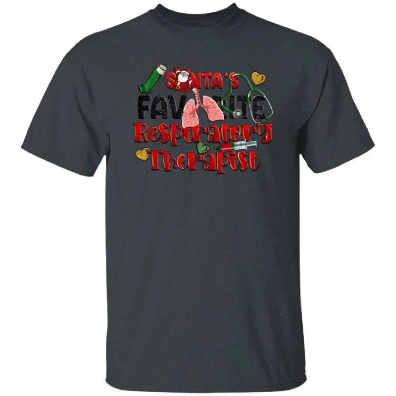 Santa's Favorite Respiratory Therapist T-Shirt