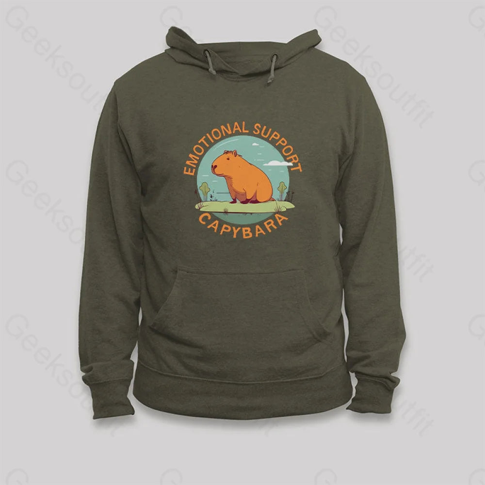 Emotional Support Capybara Hoodie