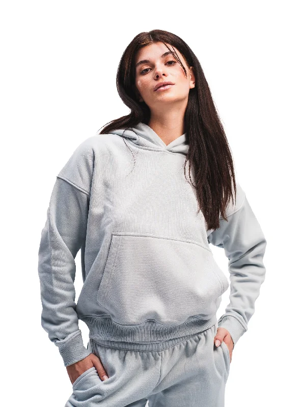 BLUE GREY HOODIE