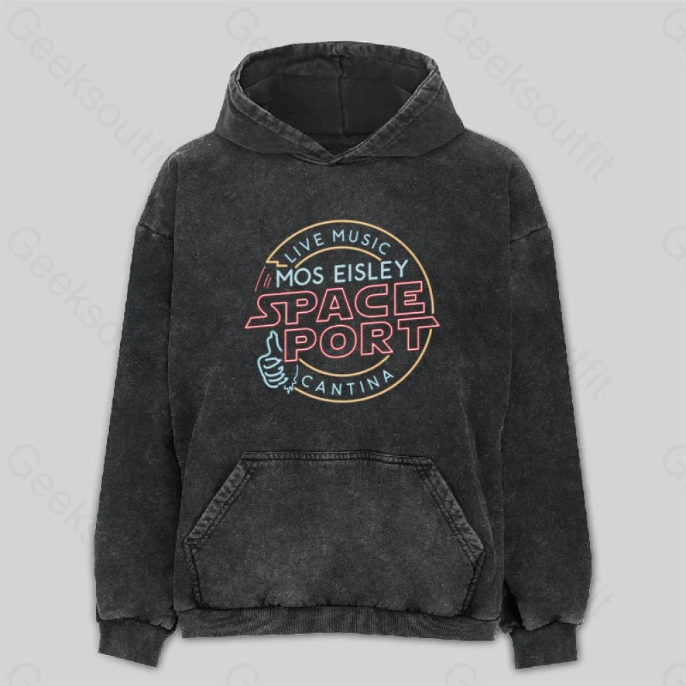 Mos Eisley Space Port Washed Hoodie