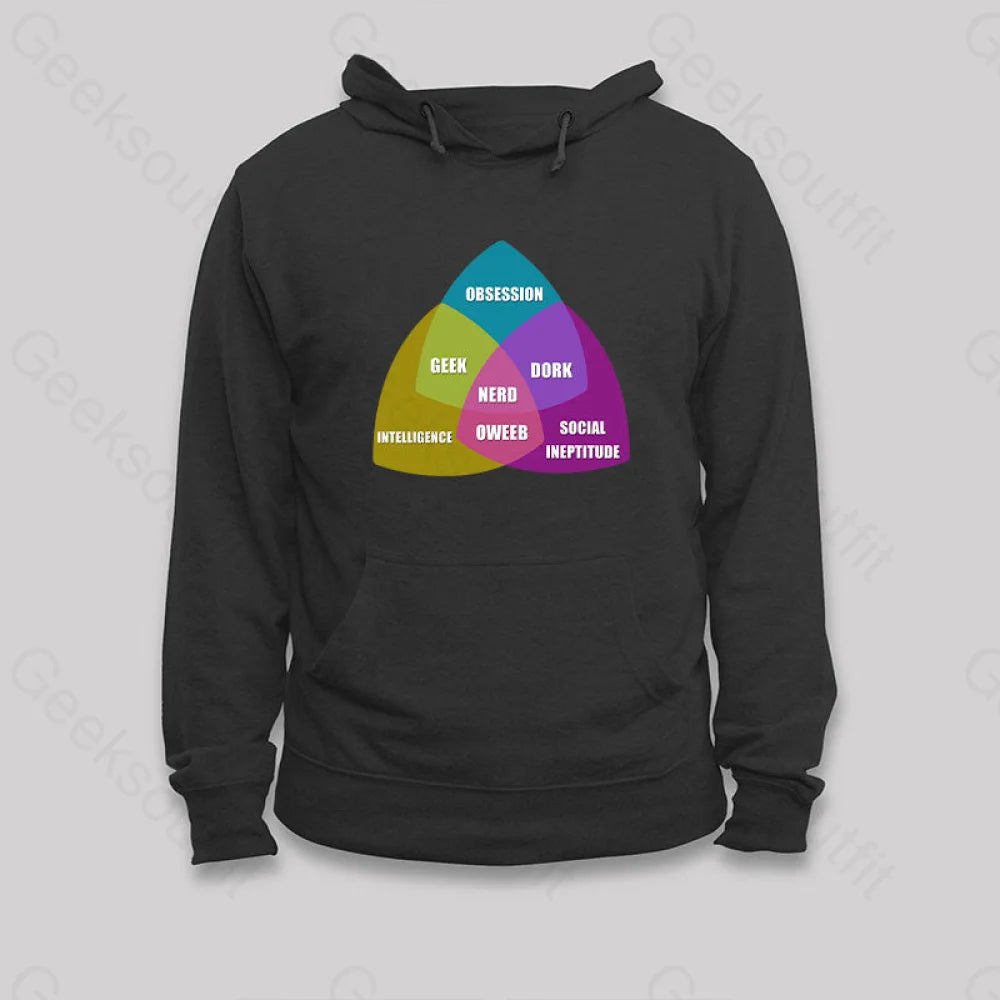 Nerd Venn Diagram Hoodie