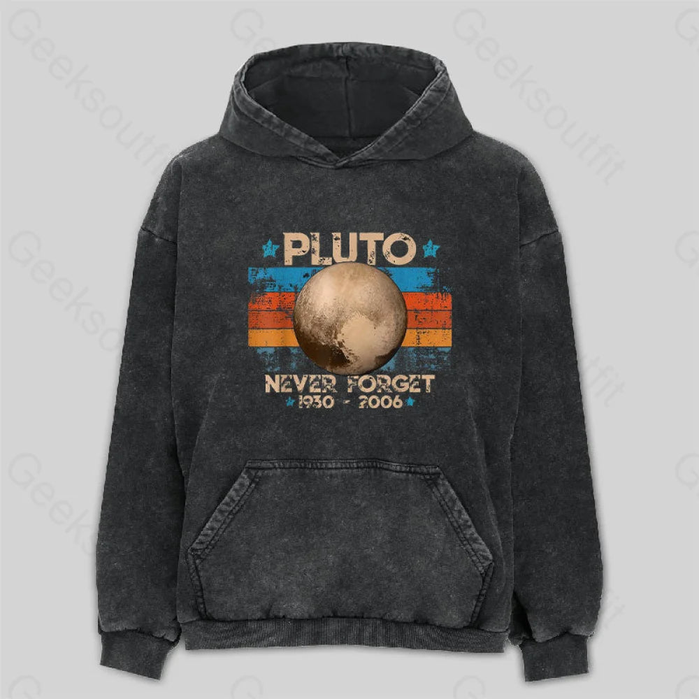 Pluto Never Forget Washed Hoodie