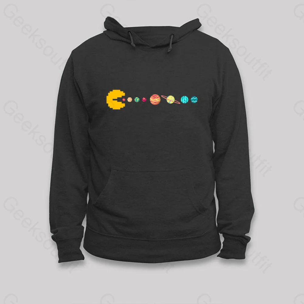 Solar System Eating Game Hoodie