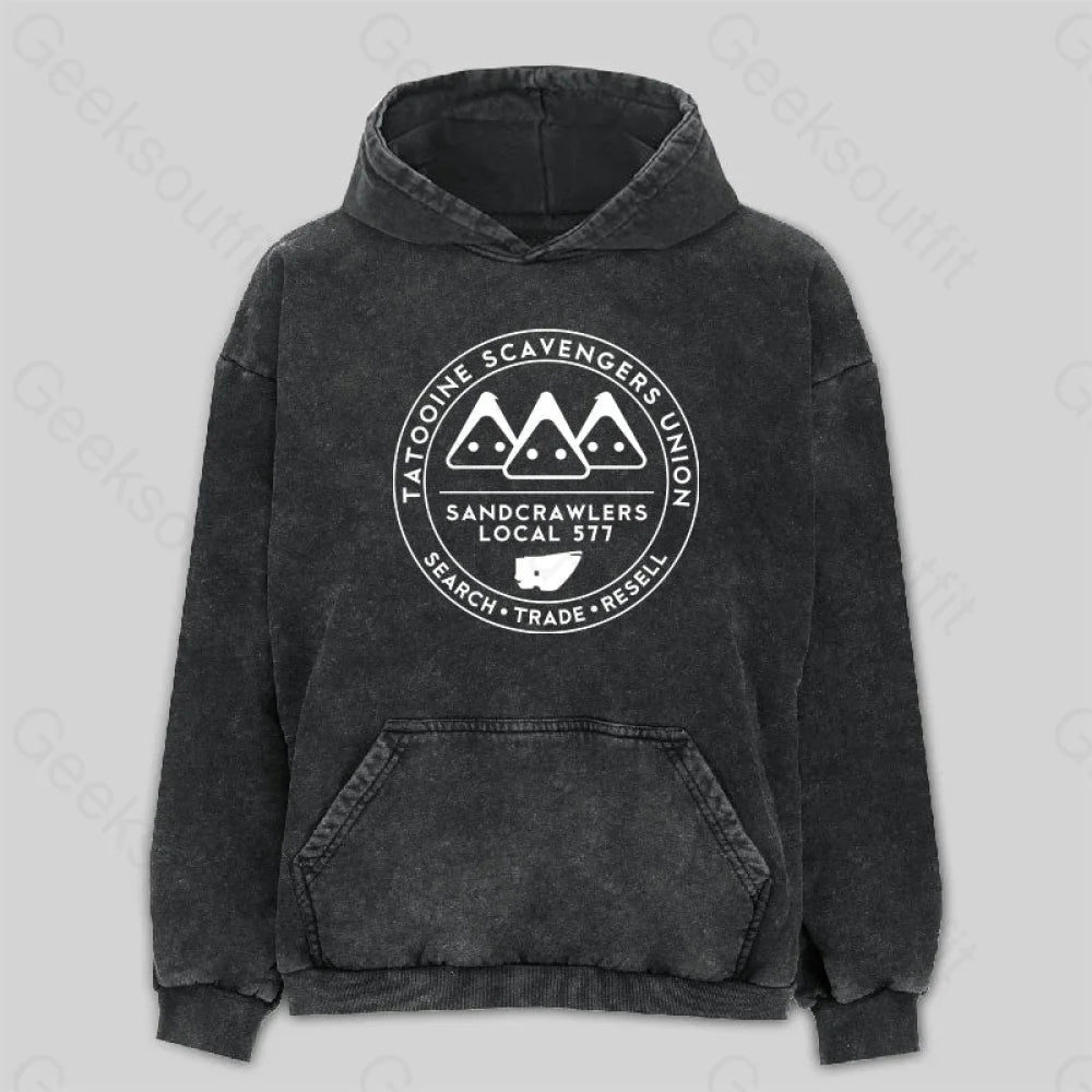 Tatooine Scavengers Union Washed Hoodie