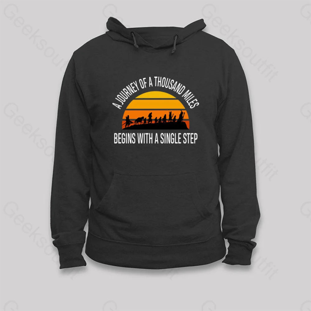 The Journey of a Thousand Miles Hoodie