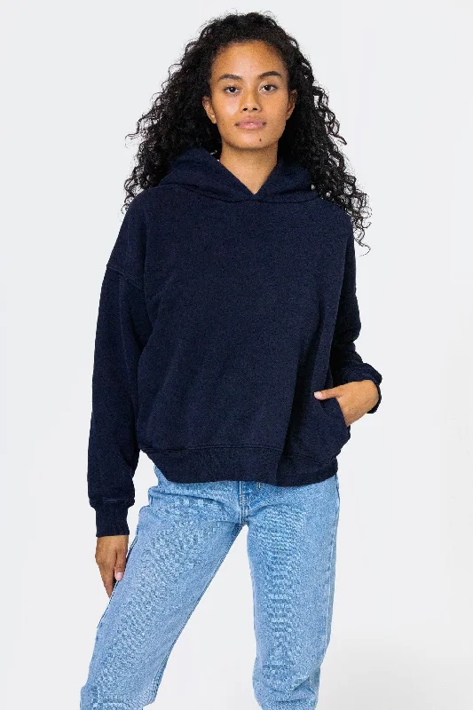 WF369GD - Puffy Heavyweight Fleece Cropped Hoodie