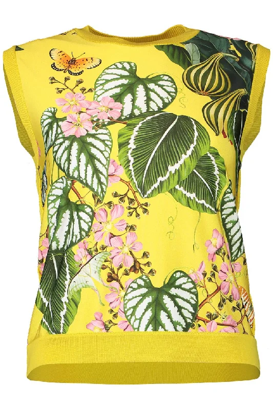 Sleeveless Botanical Top