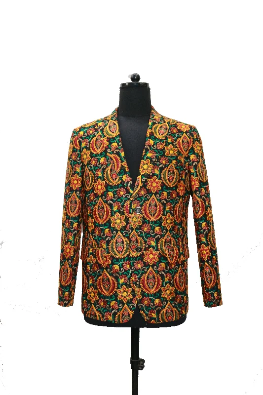 Daisy Chain Embroidered Blazer