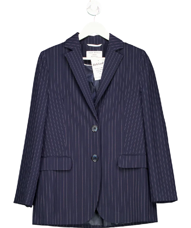 Helene Berman Blue Pinstripe Blazer UK 10